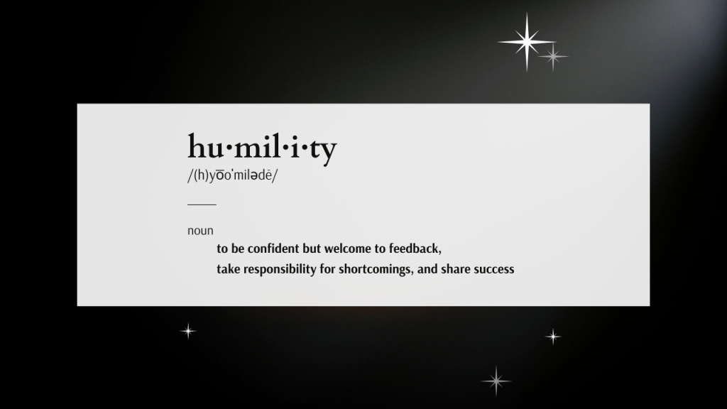 Humildad no es debilidad