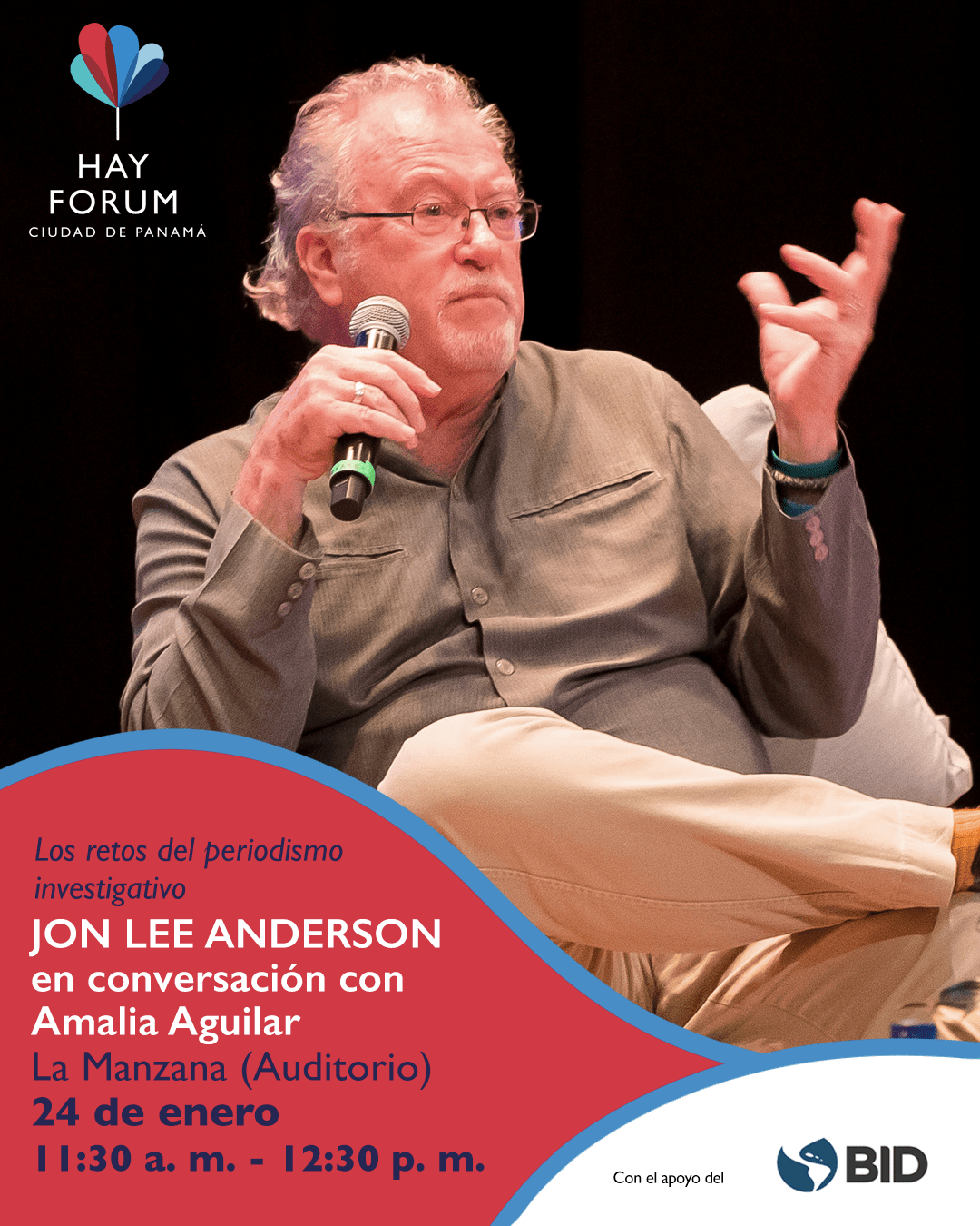 Hay Forum: Los retos del periodismo investigativo. Jon Lee Anderson en conversación con Amalia&nbsp;Aguilar